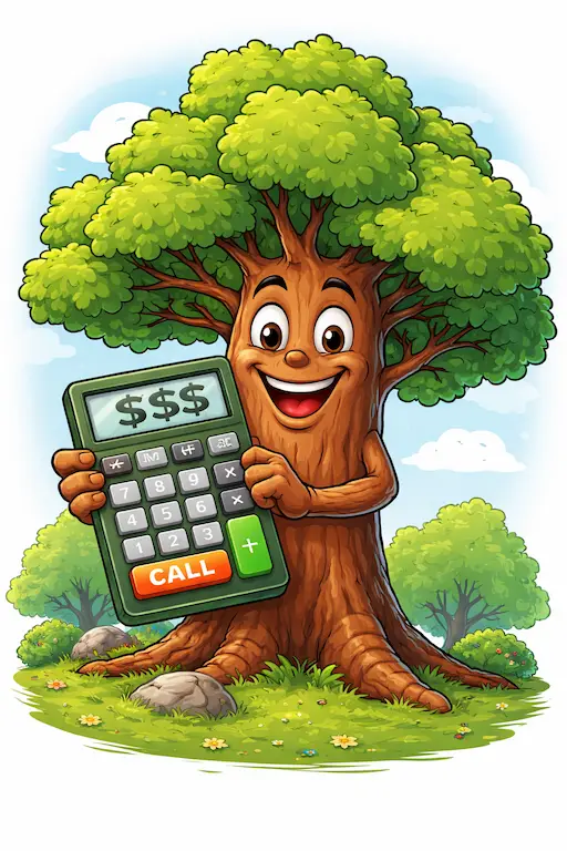 Tree service cost calculator Wheeling WV